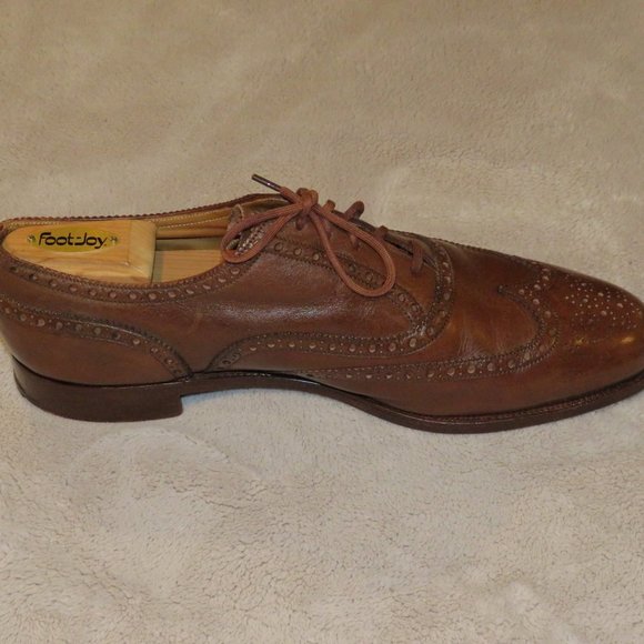 Edward Green for Paul Stuart Inverness Brown Brogues Wingtips 12B main image 5